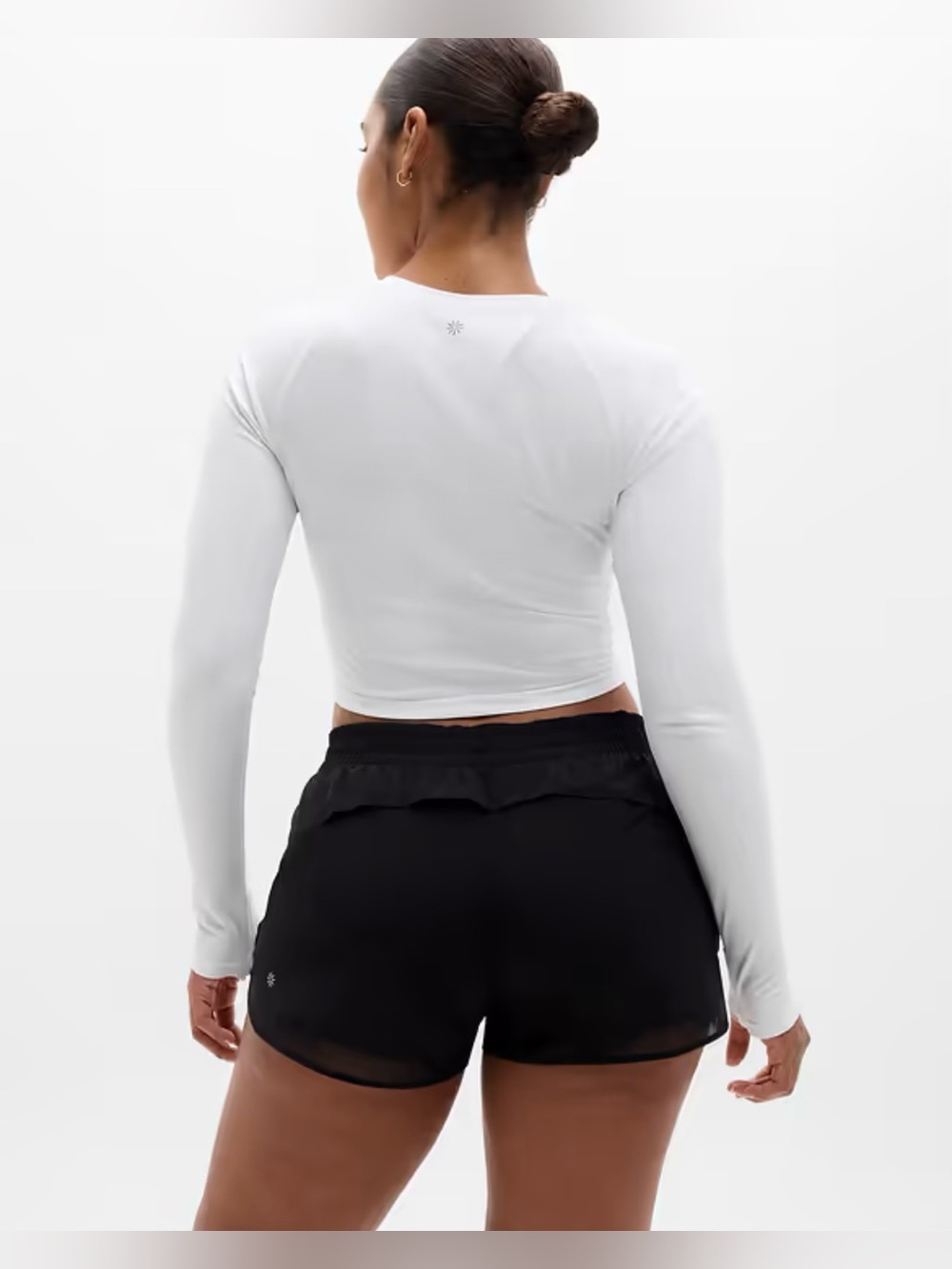 Athleta Mesh Racer Run Mid Rise 4" Short - Picture 12 of 12